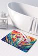 Calla Lilies In Color Memory Foam Kitchen Mat Machine Washable Anti-Fatigue Mat Cushion Comfort Bath Mat Or Kitchen Rug_maomaolike.com