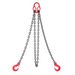 Chain Sling, 5-16 In X 10 Ft Lifting Chains With 2 Leg Grab Hooks, Heavy Duty G80 Alloy Steel Lifting Sling, 7000LBS Capacity, Adjustable Engine Chain Hoist Lifts For Cargo Security Towing_maomaolike.com