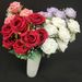 Home Ornaments 9-Headed Noble Rose Artificial Bouquet Photography Props Wedding Fake Flower Decorative Flowers Wholesale_maomaolike.com