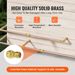 Pipe Fittings, 1/2"-3/4" 12PCS Brass Pipe Fittings, Straight-Through Push-Fit Pipe Connector Brass Air Fittings, Heavy Duty Plumbing Fittings Adapter For Heating/Shower Systems,Water Pipes_maomaolike.com