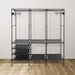 Clothing Racks For Hanging Clothes With ShelvesPortable Closet System Organizer Garment Rackfor Clothes Storage, Metal Free StandingWardrobe Clothes Organizer Clothesstorage, 66*63*14in_maomaolike.com