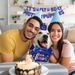 Dog Birthday Party Supplies, Boy Dog Birthday Bandana Set With Cute Dog Bowtie, Scarf, Birthday Banner Balloons And Hat With Numbers For Medium And Extra Large Dogs Pets(Blue)_maomaolike.com
