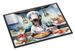 French Bulldog The Chef Doormat Front Door Mat Indoor Outdoor Rugs For Entryway, Non Slip Washable Low Pile, 24H X 36W_maomaolike.com