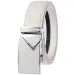 HOT New Arrival White & Black Men Belts Automatic Alloy Buckle Male Genuine Cowskin Leather Golf Belt Plus Size 130cm_maomaolike.com
