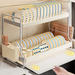 Kitchen Household 2025 New Model Multifunctional Countertop Dish Rustproof Draining Storage Rack Tableware_maomaolike.com