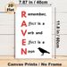 Grammar Reminder Painting Poster, Minimalist Typography With Raven Silhouette Poster, Practical Guide To Distinguish Affect & Effect, Ideal For Study_maomaolike.com