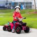 6V Electric Toy Car With Back Trailer, Forward Backward, Wear-Resistant Wheels For Ages 18-36 Months, Pink_maomaolike.com
