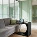 C-Shaped End Table, Sofa Side Table Couch Table_maomaolike.com