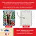 Chocolate Labrador Retriever Christmas Reindeer Porcelain Ornament Christmas Tree Hanging Decorations For Home Christmas Holiday, Rectangle, Gift, Multicolor_maomaolike.com