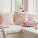 Flower Sofa Pillow Cover Living Room Pink Girl Heart Cushion_maomaolike.com