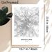 Wroclaw Poland City Map Painting Poster, Minimalist Black & White Line Art Poster, Clear Urban Layout Display, Ideal For Home Office And Living Room_maomaolike.com