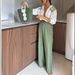 Women's Clothing spring and autumn new printed long sleeved single breasted trousers suit INS casual loose two piece suit_maomaolike.com