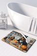 Bloodhound Fall Kitchen Pumpkins Memory Foam Kitchen Mat Machine Washable Anti-Fatigue Mat Cushion Comfort Bath Mat Or Kitchen Rug_maomaolike.com