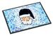 Novena Blue Santa Claus Doormat Front Door Mat Indoor Outdoor Rugs For Entryway, Non Slip Washable Low Pile, 24H X 36W_maomaolike.com