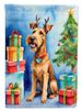 Irish Terrier Christmas Reindeer Garden Flag Mailbox Flag Decorative Yard Flag Banner Outside Patio Artwork Yard Flower Beds, Garden Size, Multicolor_maomaolike.com