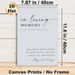 In Loving Memory Painting Poster, Minimalist Elegant Typographic Poster, Warm Heartfelt Message To Honor Loved Ones, Ideal For Home And Memorial_maomaolike.com