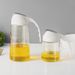 Automatic Flip-Top Dispenser - Kitchen Bottle For Oil Soy Sauce & Vinegar (Leakproof Drip-Free 600ml BPA-Free Easy_maomaolike.com
