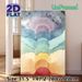 Rainbow Cloud Themed Painting Poster, Soft Watercolor Gradient Poster, Gentle Dreamy Aesthetic Ideal For Bedroom And Living Room Wall Decor_maomaolike.com