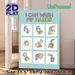 Hand Washing Steps Painting Poster, Clear Cartoon-style Step-by-step Guide Poster, Visual Handwashing Instruction Suitable For Bathroom, Public_maomaolike.com