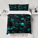 Soft 1*Duvet + 2*Pillowcase Red Grid Print Bedding Set Comfortable Duvet Cover For Bedroom Guest Room_maomaolike.com