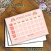 Boho Reward Chart Painting Poster, Warm Pastel Pink Bohemian Style Poster, Practical Chart To Track Daily Tasks And Reward Goals, Ideal For Home Or_maomaolike.com