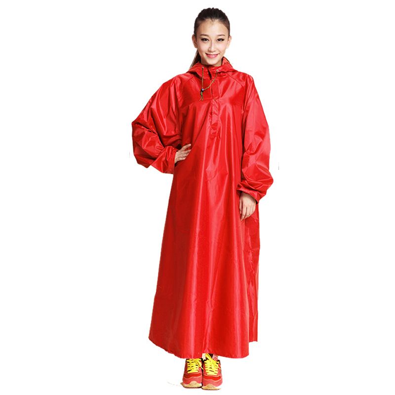 Heavy Duty Raincoat Ivory | Waterproof PVC Hooded Jacket Entryway Outdoor - 860_maomaolike.com