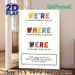 Homophone Grammar Painting Poster, Vibrant Color-coded Educational Language Poster, Helps Clarify We're/Where/Were Usage, Suitable For Classroom And_maomaolike.com