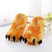 Winter Warm Soft Indoor Floor Slippers Women Men Shoes Paw Funny Animal Christmas Monster Dinosaur Claw Plush Home_maomaolike.com