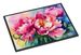 Peonies In Watercolor Doormat Front Door Mat Indoor Outdoor Rugs For Entryway, Non Slip Washable Low Pile, 24H X 36W_maomaolike.com