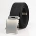 Men's Outdoor Canvas Belt - Breathable Camouflage Sports Waistband With Alloy Buckle, Unisex Youth Wear-Resistant Strap_maomaolike.com