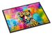Hippie Animal Leopard Doormat Front Door Mat Indoor Outdoor Rugs For Entryway, Non Slip Washable Low Pile, 24H X 36W_maomaolike.com