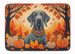 Weimaraner Fall Memory Foam Kitchen Mat Machine Washable Anti-Fatigue Mat Cushion Comfort Bath Mat Or Kitchen Rug_maomaolike.com