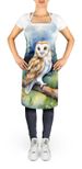 Barn Owl Apron Cooking Kitchen Server Baking Crafts Gardening For Adult Women Men, Unisex, Large, Multicolor_maomaolike.com