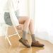 Winter wool socks men's wool circle thick socks women's midtube winter extra thick warm towel bottom stockings_maomaolike.com