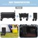 51-inch Extended Heavy-Duty Foldable Utility Wagon - 480lbs Capacity, Patented Ultra-Stable Frame, 1:6 Space-Saving Fold & 7" All-Terrain Wheels, No Assembly Needed, Black- Gray_maomaolike.com