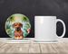 Rhodesian Ridgeback Luau Large Sandstone Coasters Pack Of 4 Absorbent Round Coasters Decor Gifts For Men Or Women, 4 In, Multicolor_maomaolike.com