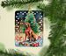 Rhodesian Ridgeback Christmas Porcelain Ornament Christmas Tree Hanging Decorations For Home Christmas Holiday, Rectangle, Gift, Multicolor_maomaolike.com