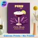 Peruvian Chicha Morada Painting Poster, Rich Purple-toned Stylized Illustration Poster, Traditional Peruvian Beverage-themed Decor Ideal For Kitchen_maomaolike.com