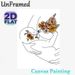 Floral Embracing Figure Painting Poster, Minimalist Line Art Poster, Warm-toned Blooming Floral Adorned Embracing Figure, Gentle Artistic Decor Ideal_maomaolike.com