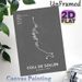 Coll De Soller Cycling Route Painting Poster, Minimalist Monochrome Topographic Map With Climb Stats Poster, Displays Cycling Route Details, Ideal For_maomaolike.com