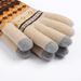 Autumn And Winter Adult Warm Gloves Women's Jacquard Knitted Touchscreen Yarn And Velvet Anti Cold Finger Gloves_maomaolike.com
