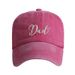 Unisex Washed cotton Embroidery Dad Alphabet baseball hat Father's Day gift hat Hip Hop hat_maomaolike.com