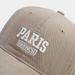 Unisex Simple PARIS letter embroidered baseball cap with Sun protection pair soft cap_maomaolike.com