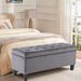 Ottoman With Storage,Foot Rest Bench Bag Floor Chair For Bedroom Or Entryway In Gray_maomaolike.com