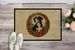 Entlebucher Mountain Dog Christmas Flowers Doormat Front Door Mat Indoor Outdoor Rugs For Entryway, Non Slip Washable Low Pile, 24H X 36W_maomaolike.com