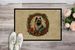 Keeshond Christmas Flowers Doormat Front Door Mat Indoor Outdoor Rugs For Entryway, Non Slip Washable Low Pile, 24H X 36W_maomaolike.com