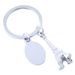 Unisex Eiffel Tower key chain Badminton racket key chain travel souvenir merchandise key chain_maomaolike.com