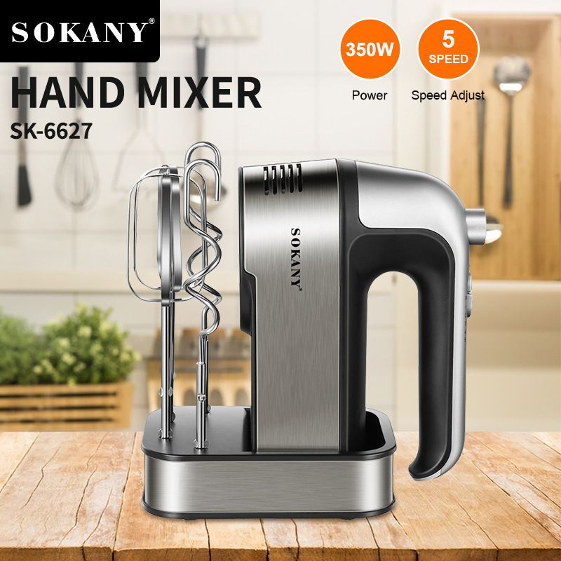 EU Standard Electric Household Beater Handheld Egg Mixer Cake Baking Blender Cream Whisk_maomaolike.com