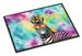Hippie Animal Zebra Doormat Front Door Mat Indoor Outdoor Rugs For Entryway, Non Slip Washable Low Pile, 24H X 36W_maomaolike.com