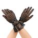 Unisex Ladies fishnet bow lace lace bridal gloves Wedding dress etiquette stage performance gloves_maomaolike.com